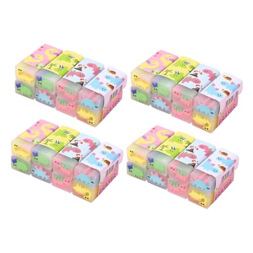 ARTIBETTER 32 Stück Dinosaurier Radiergummi Neuheit Briefpapier Schule Radiergummis Schreibwaren-dinosaurierspielzeug Dinosaurier-briefpapier Schulmaterial Für Mädchen Stationär Pvc von Artibetter