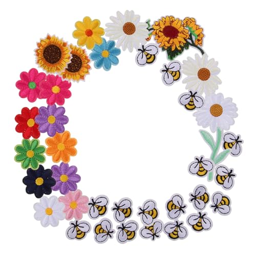 ARTIBETTER 36 Stück Blumen Bienen Stoffaufkleber Stickerei Patch Nummer Kleid Dekorieren Applikationen Cartoon Kleidung Stoff Bestickte Kostüme DIY Kleidung Nähapplikation ARTIBETTER 36 Stück Blumen Bienen Stoffaufkleber Stickerei Patch Nummer Kleid Dekorieren Applikationen Cartoon Kleidung Stoff Bestickte Kostüme DIY Kleidung Nähapplikation von Artibetter