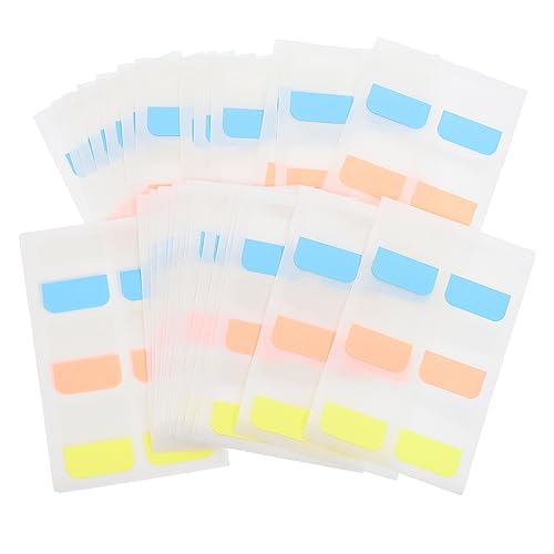 ARTIBETTER 360 Stück Haftnotizen Selbstklebende Index Tabs für Büro und Schule Beschreibbar und Langlebig zur Klassifizierung und Kennzeichnung von Dokumenten von Artibetter