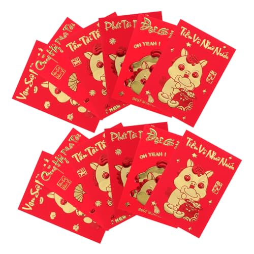 ARTIBETTER 360 Stück Teiliges Lunar Year Umschläge mit Pferdemotiv Robuste Vietnamesische Hong Bao für Neujahrsfeiern Familie und Firmenveranstaltungen Symbolisieren Stärke und Erfolg ARTIBETTER 360 Stück Teiliges Lunar Year Umschläge mit Pferdemotiv Robuste Vietnamesische Hong Bao für Neujahrsfeiern Familie und Firmenveranstaltungen Symbolisieren Stärke und Erfolg von Artibetter