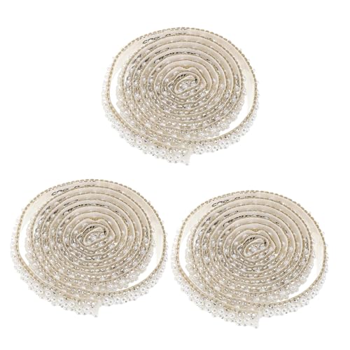 ARTIBETTER 3Rollen Selbstklebendes Perlen und Strassband Breit DIY Dekoration für Kleidung Gürtel Taschen Schuhe Vielseitiges Bastelband für Hochzeit Party Geburtstagsfeiern ARTIBETTER 3Rollen Selbstklebendes Perlen und Strassband Breit DIY Dekoration für Kleidung Gürtel Taschen Schuhe Vielseitiges Bastelband für Hochzeit Party Geburtstagsfeiern von Artibetter