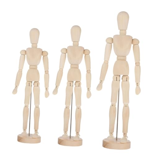 ARTIBETTER 3Stücke Bewegliche Holzfiguren Modell Gelenkige Schaufensterpuppen für Künstler DIY Skizzen und Zeichnungen Flexible Holzpuppen Kreativität und Praktischen ARTIBETTER 3Stücke Bewegliche Holzfiguren Modell Gelenkige Schaufensterpuppen für Künstler DIY Skizzen und Zeichnungen Flexible Holzpuppen Kreativität und Praktischen von Artibetter