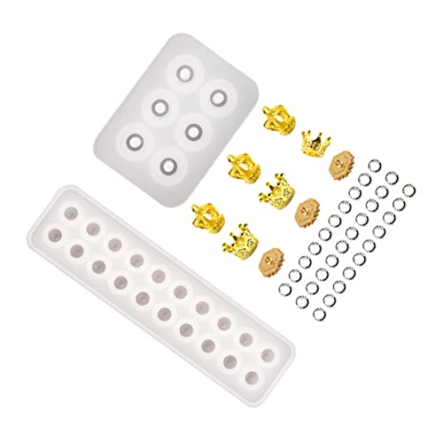 ARTIBETTER 3Stücke DIY Silikonformen für Anhänger Teiliges für Schmuckherstellung Wiederverwendbare Haftende Silikon Gießformen für Epoxidharz und Bastelprojekte von Artibetter