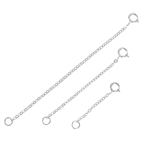 ARTIBETTER 3Stücke Silber Verlängerungsketten für Schmuckherstellung für und Armbänder Einfach Anzubringen Modisches Design Hochwertiges ARTIBETTER 3Stücke Silber Verlängerungsketten für Schmuckherstellung für und Armbänder Einfach Anzubringen Modisches Design Hochwertiges von Artibetter