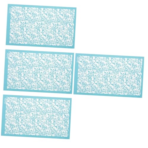 ARTIBETTER 4 Blätter Kaninchentonvorlage Wiederverwendbare Schablonen Nummer Schablone Siebdruckschablonen Bildschirm Seide Plastikschablonen Schablonenmaterial Blue Polyester ARTIBETTER 4 Blätter Kaninchentonvorlage Wiederverwendbare Schablonen Nummer Schablone Siebdruckschablonen Bildschirm Seide Plastikschablonen Schablonenmaterial Blue Polyester von Artibetter