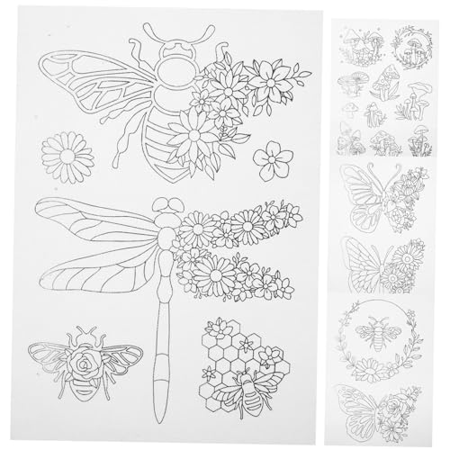 ARTIBETTER 4 Blätter Stickvlies Wasserlöslicher Stickstoff Auswaschbarer Stabilisator Für Stickereien Aufgelöste Stickerei Waschbarer Stabilisator Für Stickereien Nähen Stickpapier ARTIBETTER 4 Blätter Stickvlies Wasserlöslicher Stickstoff Auswaschbarer Stabilisator Für Stickereien Aufgelöste Stickerei Waschbarer Stabilisator Für Stickereien Nähen Stickpapier von Artibetter