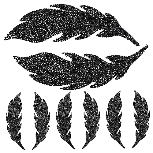 ARTIBETTER 4 Paare Strass-Patches Applikationen für Bekleidung Aufnäher für Jeans nähen Flecken Kleidung ausbessern zarte Kleiderflicken Kleidungsflicken Mantelflicken Strasssteine Schwarz ARTIBETTER 4 Paare Strass-Patches Applikationen für Bekleidung Aufnäher für Jeans nähen Flecken Kleidung ausbessern zarte Kleiderflicken Kleidungsflicken Mantelflicken Strasssteine Schwarz von Artibetter