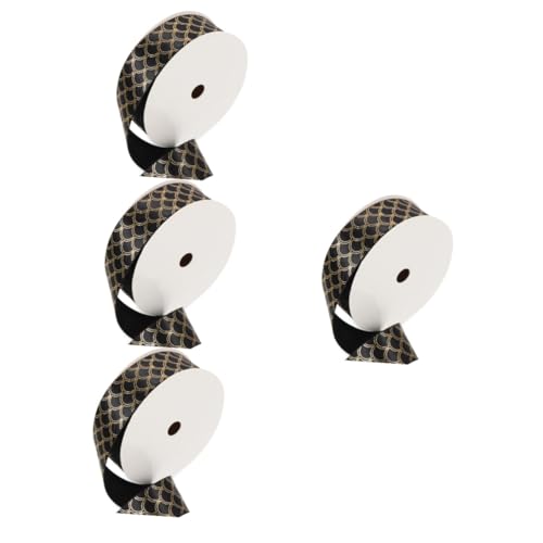 ARTIBETTER 4 Rollen Dekoratives Satinband mit Goldprägung für DIY Geschenkverpackung Bastelprojekte Hochzeit Geburtstagsfeiern Dekorationen ARTIBETTER 4 Rollen Dekoratives Satinband mit Goldprägung für DIY Geschenkverpackung Bastelprojekte Hochzeit Geburtstagsfeiern Dekorationen von Artibetter