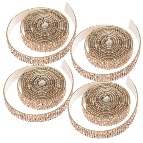 ARTIBETTER 4 Rollen Strass Applikation Selbstklebend Breit Reihen Hochzeit Brautgürtel Sparkling Rhinestone DIY Nähen Kleidung Verzierungen ARTIBETTER 4 Rollen Strass Applikation Selbstklebend Breit Reihen Hochzeit Brautgürtel Sparkling Rhinestone DIY Nähen Kleidung Verzierungen von Artibetter