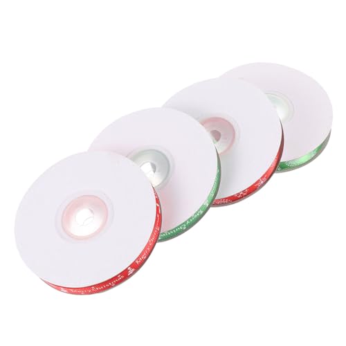 ARTIBETTER 4 Rollen Weihnachtsband mit Filigraner Spitze Bunte Schleifenbänder Rot und Grün Dekoratives Geschenkband für DIY Verpackungen Haarschleifen und Weihnachtsbaumdekoration ARTIBETTER 4 Rollen Weihnachtsband mit Filigraner Spitze Bunte Schleifenbänder Rot und Grün Dekoratives Geschenkband für DIY Verpackungen Haarschleifen und Weihnachtsbaumdekoration von Artibetter