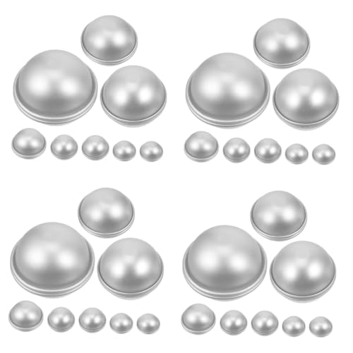 ARTIBETTER 4 Sätze Backform Seifenformen Für Die Seifenherstellung Runden Ball Badeform Badekugel-bastelformen Kugelform Selber Machen Aluminiumlegierung Silver 16 Stück * 4 ARTIBETTER 4 Sätze Backform Seifenformen Für Die Seifenherstellung Runden Ball Badeform Badekugel-bastelformen Kugelform Selber Machen Aluminiumlegierung Silver 16 Stück * 4 von Artibetter