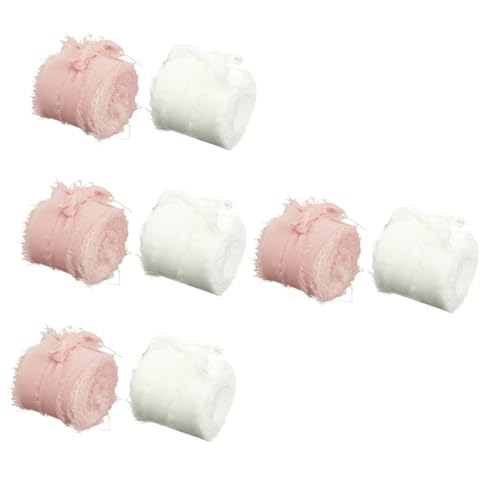 ARTIBETTER 4 Sätze Banddekoration Sticken Stickerpappier Adult Diy Ribbon Hairbands Bouquet Embellishment Ribbon Satinband Zum Einwickeln Burgund Bastelbedarf Haarband Polyester 2 Rollen * 4 von Artibetter