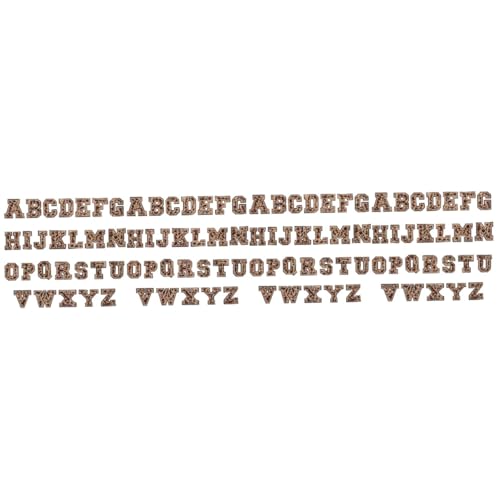 ARTIBETTER 4 Sätze Buchstaben-patch Flicken Für Bekleidung Buchstabenflicken Aufbügeln Buchstaben Aus Stoff Patch-briefe Kleine Flecken Flanell Light Brown 26 Stücke * 4 ARTIBETTER 4 Sätze Buchstaben-patch Flicken Für Bekleidung Buchstabenflicken Aufbügeln Buchstaben Aus Stoff Patch-briefe Kleine Flecken Flanell Light Brown 26 Stücke * 4 von Artibetter