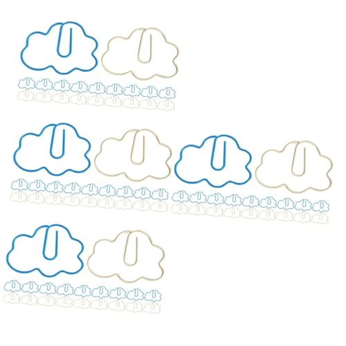 ARTIBETTER 4 Sätze Cartoon Lesezeichenstift Papierclips Süße Büroklammern Miniclips Papierklammern Kleine Metallclips Dekorative Büroklammern Kleine Büroklammern Plastik 20 Stück * 4 von Artibetter
