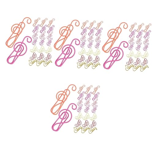 ARTIBETTER 4 Sätze Farbige Büroklammern Dekorative Papierklamme Student Pfeilformpapierclips Musiknoten-büroklammer Musikclips Bunt Geformt Musical Gold Metall Zufällige Farbe 60 Stück * 4 ARTIBETTER 4 Sätze Farbige Büroklammern Dekorative Papierklamme Student Pfeilformpapierclips Musiknoten-büroklammer Musikclips Bunt Geformt Musical Gold Metall Zufällige Farbe 60 Stück * 4 von Artibetter