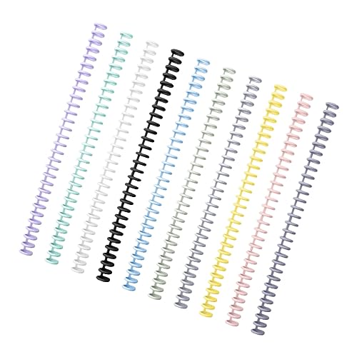 ARTIBETTER 4 Sätze Flexible Buchbinderinge Bunte Abnehmbare Ringbinder Für Diy Notizbücher Kleine Ringe Für Loseblatt Ordner Vielseitig Einsetzbar Im Büro Schule Und Zuhause 10 Stück * 4 von Artibetter