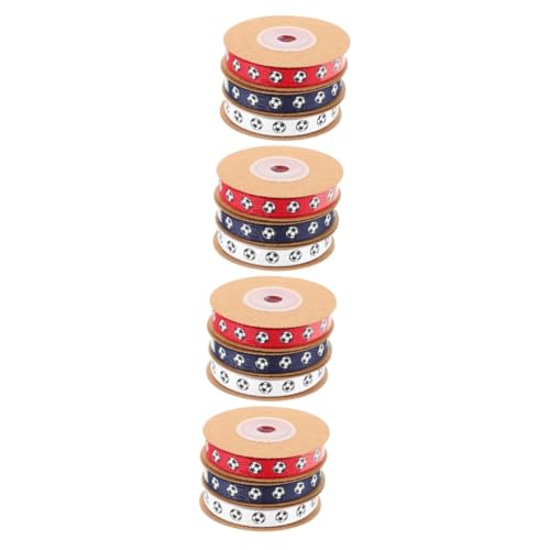 ARTIBETTER 4 Sätze Geschenkschleifband Handwerk Party Schwarzes Band Ripsband Diy Bastelband Band Zum Verpacken Von Geschenken Verpackungsband Stoff 3 Rollen * 4 von Artibetter