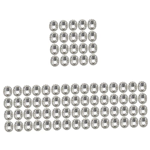 ARTIBETTER 4 Sätze Handnähte -dekorationszubehör Bastelmaterial Bastel Materialien Verzierungen Kleidung Stickerei Bastelset Glas-strasssteine ​​aufnähen Kleidung Strass Kupfer 20 Stück * 4 von Artibetter