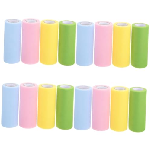 ARTIBETTER 4 Sätze Hochwertiges Tüllband Pastellfarben Für Diy Dekoration Geschenkverpackung Und Hochzeitsfeiern Vielseitige Leicht Zuschneidbare Tüllstoffe Für Bastelprojekte 4 Rollen * 4 ARTIBETTER 4 Sätze Hochwertiges Tüllband Pastellfarben Für Diy Dekoration Geschenkverpackung Und Hochzeitsfeiern Vielseitige Leicht Zuschneidbare Tüllstoffe Für Bastelprojekte 4 Rollen * 4 von Artibetter