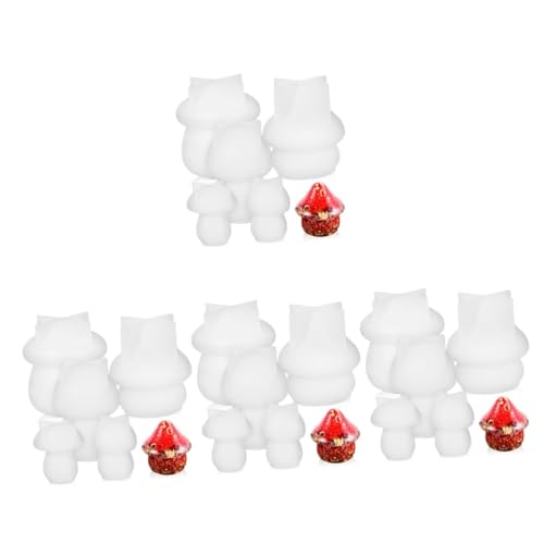 ARTIBETTER 4 Sätze Mushroom Jar Silikonform Diy Gießformen Für Epoxidharz Kleine Vorratsbehälter Für Schmuck Und Süßigkeiten Langlebig Und Einfach Zu Entformen Für Bastelprojekte 5 Stück * 4 ARTIBETTER 4 Sätze Mushroom Jar Silikonform Diy Gießformen Für Epoxidharz Kleine Vorratsbehälter Für Schmuck Und Süßigkeiten Langlebig Und Einfach Zu Entformen Für Bastelprojekte 5 Stück * 4 von Artibetter