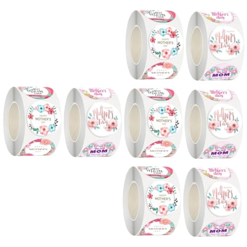 ARTIBETTER 4 Sätze Muttertags-tags Aufkleber Du Wiederverwendbar Mütter Paket Beutel Beschriften Die Bescherung Motherle Tasc Geschenketiketten Etiketten Für Geschenkverpackungen 2 Rollen * 4 von Artibetter