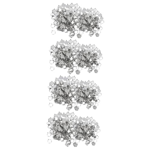 ARTIBETTER 4 Sätze Nieten Aus Metall Nieten Für Kleidung Spitze Spikes Spike -stollen Runden Diamant Gespickt Zucht Punk Mini-nieten Klauennägel Für Kleidung Runde Nieten Eisen 100 Stück * 4 von Artibetter