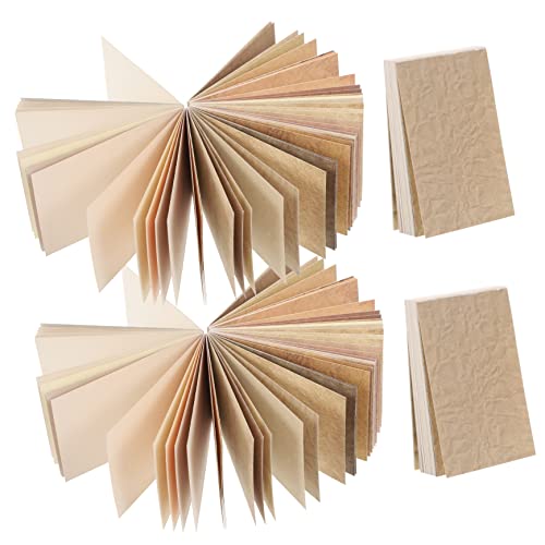 ARTIBETTER 4 Sätze Retro -Aufkleber -Materialbuch Kunsthandwerk Schreibwaren Journaling-Zubehör Schrott Vintage Flower Scrapbook Paper Sammelalbum aus Papier Scrapbooking liefert Papier von Artibetter