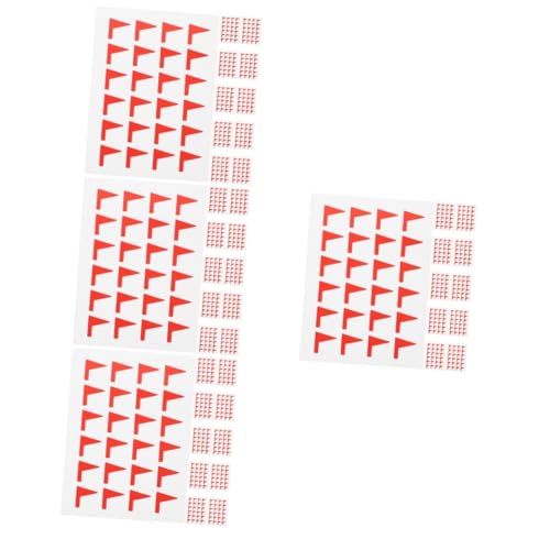 ARTIBETTER 4 Sätze Rote Fahnenaufkleber Etikett Forderung Vinyl Karte Farbe Wiederverwendbar Punkt Für Selbstklebende Abziehbilder Flaggenmarkierungsaufkleber Label-patch Papier 288 Stück * 4 ARTIBETTER 4 Sätze Rote Fahnenaufkleber Etikett Forderung Vinyl Karte Farbe Wiederverwendbar Punkt Für Selbstklebende Abziehbilder Flaggenmarkierungsaufkleber Label-patch Papier 288 Stück * 4 von Artibetter
