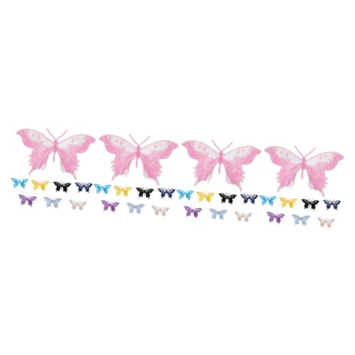 ARTIBETTER 4 Sätze Schmetterlings-stickpatch Stickerei Schmetterlingsflecken Hochzeit Kleidung Dekoration Flicken Aufbügeln Schmetterlings-nähapplikationen Stoff 8 Stück * 4 ARTIBETTER 4 Sätze Schmetterlings-stickpatch Stickerei Schmetterlingsflecken Hochzeit Kleidung Dekoration Flicken Aufbügeln Schmetterlings-nähapplikationen Stoff 8 Stück * 4 von Artibetter