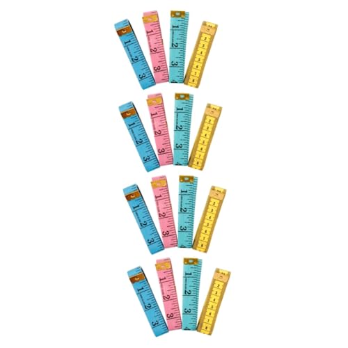 ARTIBETTER 4 Sätze Taillenmaßbänder Körpermaßband Weiches Maßband Nähband Stoffmessband Nähen Leichte Klebebänder Maßband Aus Stoff Messwerkzeug Pvc-kunststoff 4 Stück * 4 von Artibetter