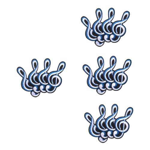 ARTIBETTER 4 Sätze Teiliges Musiknoten Bügelpatches Aufnäher Für Kleidung Jeans Taschen Diy Bastelbedarf Zum Verzieren Und Reparieren Von Textilien 4 Stück * 4 ARTIBETTER 4 Sätze Teiliges Musiknoten Bügelpatches Aufnäher Für Kleidung Jeans Taschen Diy Bastelbedarf Zum Verzieren Und Reparieren Von Textilien 4 Stück * 4 von Artibetter