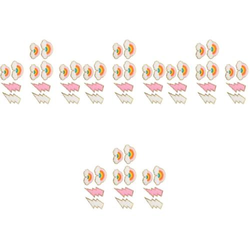 ARTIBETTER 4 Sätze Teiliges Rainbow Bügelflicken Diy Applikationen Für Kleidung Stoffe Und Accessoires Für Kreative Reparaturen Und Designs 14 Stück * 4 von Artibetter