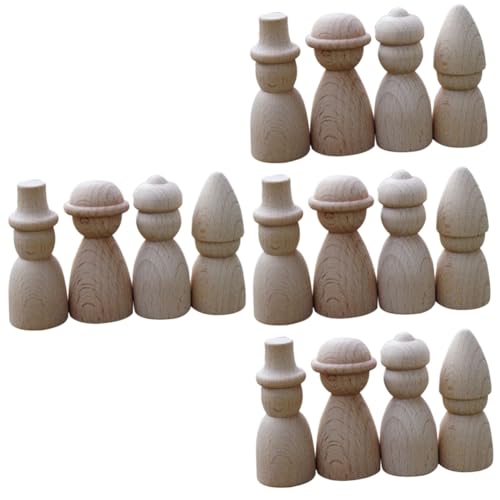 ARTIBETTER 4 Sätze Teiliges Unbemalten Holz Puppendolls Diy Malerei Für Kinderzimmer Dekoration Handgefertigte Holzfiguren Kreativität Und Fantasie 4 Stück * 4 ARTIBETTER 4 Sätze Teiliges Unbemalten Holz Puppendolls Diy Malerei Für Kinderzimmer Dekoration Handgefertigte Holzfiguren Kreativität Und Fantasie 4 Stück * 4 von Artibetter