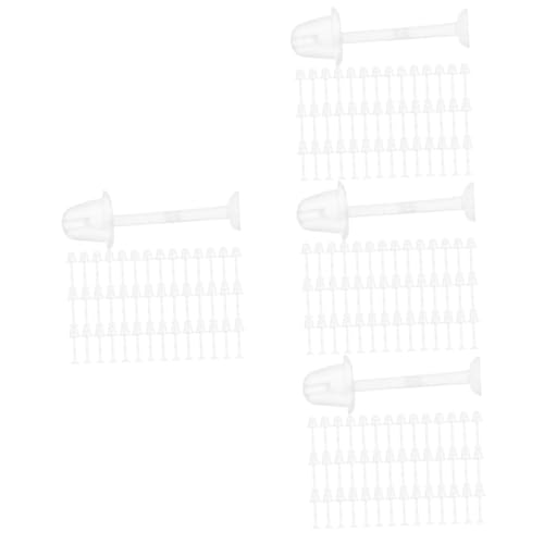 ARTIBETTER 4 Sätze Transparente Ohrring Stopper Ohrstecker Zubehör Für Diy Schmuck Leicht Langlebig Für Ohrstecker Passend Für Schulbedarf Und Piercings Für Und Ohrringe 300 Stück * 4 von Artibetter