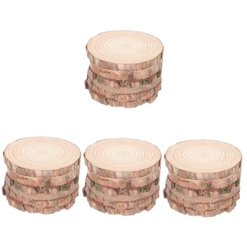 ARTIBETTER 4 Sätze Unbearbeitete Holzscheiben Rund Für Basteln Natürliche Holzstücke Für Diy Projekte Dicke Für Dekoration Und 6 Stück * 4 ARTIBETTER 4 Sätze Unbearbeitete Holzscheiben Rund Für Basteln Natürliche Holzstücke Für Diy Projekte Dicke Für Dekoration Und 6 Stück * 4 von Artibetter
