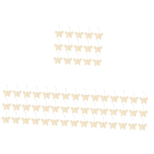 ARTIBETTER 4 Sätze Unbehandelte Holzschmetterlinge Leere Holz Ausschnitte Für Diy Bastelprojekte Zum Bemalen Und Dekorieren Für Feste Und 50 Stück * 4 von Artibetter