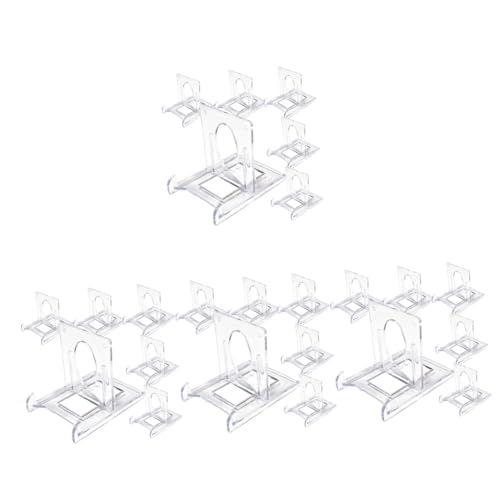 ARTIBETTER 4 Sätze Verstellbare Kunststoff Staffelei Aufsteller Transparent Vielseitiger Kartenständer Und Tellerhalter Für Dekoration Kunsthandwerk Sammlerstücke Und Kleine 6 Stück * 4 ARTIBETTER 4 Sätze Verstellbare Kunststoff Staffelei Aufsteller Transparent Vielseitiger Kartenständer Und Tellerhalter Für Dekoration Kunsthandwerk Sammlerstücke Und Kleine 6 Stück * 4 von Artibetter