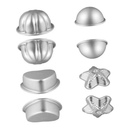 ARTIBETTER 4 Satz Form für Badesalzkugeln Kuchenform Formen für Badebomben Badebombenform Badesalz Schimmel Silver von Artibetter