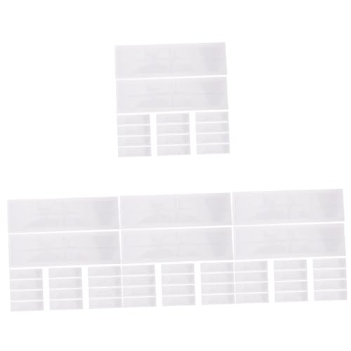 ARTIBETTER 4 Sets Selbstklebende Etiketten Transparente Taschenhüllen Wasserdichte Etiketten Taschen Organisationshalter Wasserdichte Aufkleber Behälteretiketten Kartenschutzhüllen von Artibetter