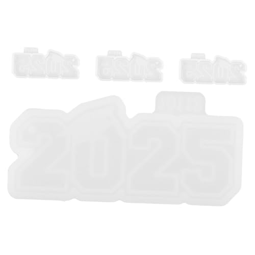 ARTIBETTER 4 Stück Abschluss-Schlüsselanhängerform Silikonform schlüsselanhänger basteln abschluss Schlüsselbundformen für Epoxidharz Schlüsselbundformen aus Harz Kieselgel Weiß von Artibetter
