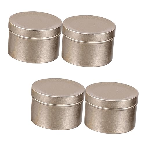 ARTIBETTER 4 Stück Aluminium Gießformen für Kerzen Leere Kerzenbehälter für Diy Projekte und Aromakerzen Hochwertige und Langlebige Aluminiumlegierung Elegantes Design für Zuhause und Partys ARTIBETTER 4 Stück Aluminium Gießformen für Kerzen Leere Kerzenbehälter für Diy Projekte und Aromakerzen Hochwertige und Langlebige Aluminiumlegierung Elegantes Design für Zuhause und Partys von Artibetter