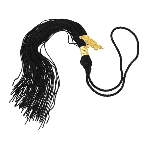 ARTIBETTER 4 Stück Arzthut Quasten Anhänger Abschlussbild Quasten Zubehör für Abschlusskappen Abschlusshalter 2026 Abschlusszubehör Graduierungskappe mit Fransen Grad Quaste Polyester Schwarz ARTIBETTER 4 Stück Arzthut Quasten Anhänger Abschlussbild Quasten Zubehör für Abschlusskappen Abschlusshalter 2026 Abschlusszubehör Graduierungskappe mit Fransen Grad Quaste Polyester Schwarz von Artibetter