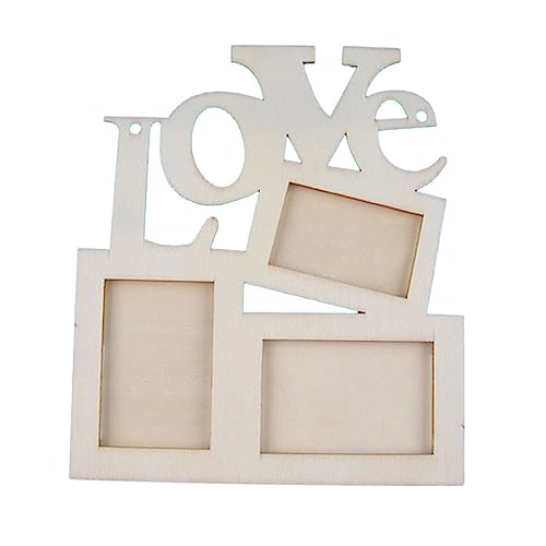 ARTIBETTER 4 Stück Bastelbedarf Für Material Für Fotorahmen Selber Machen Diy-accessoires Für Fotorahmen-diy-material Holz-diy-material Diy-fotorahmen- von Artibetter