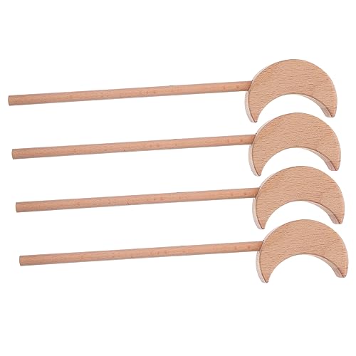 ARTIBETTER 4 Stück DIY Hexenstäbe Fee Geburtstagsdekorationen Fee Party Dekorationen Fee Zauberstäbe Fee Kinderspielzeug Zum Basteln Kinderspielzeug Fee Dekorationen Fee Stäbe Mädchen Holz von Artibetter