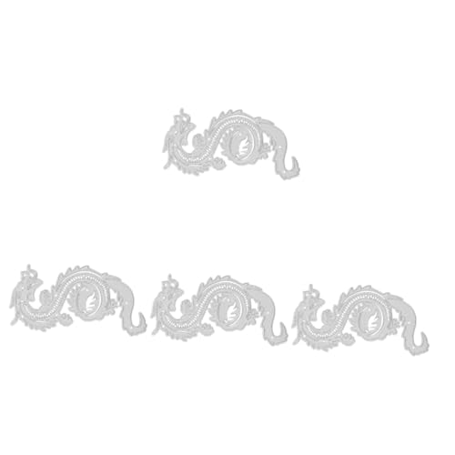 ARTIBETTER 4 Stück Drachen Stanzform Metall für Diy Kartenherstellung Hochwertige Schneide Schablone für Scrapbooking Bastelprojekte und Einladungskarten Vielseitig Einsetzbar Langlebig und von Artibetter