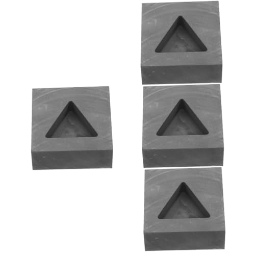 ARTIBETTER 4 Stück Dreiecksform Gießformen zum Schmelzen Formguss schmelzendes Gießwerkzeug Formenguss Barren Gussformen Graphit -Schmelzform Graphitformen zum Gießen Ofenform Schwarz ARTIBETTER 4 Stück Dreiecksform Gießformen zum Schmelzen Formguss schmelzendes Gießwerkzeug Formenguss Barren Gussformen Graphit -Schmelzform Graphitformen zum Gießen Ofenform Schwarz von Artibetter