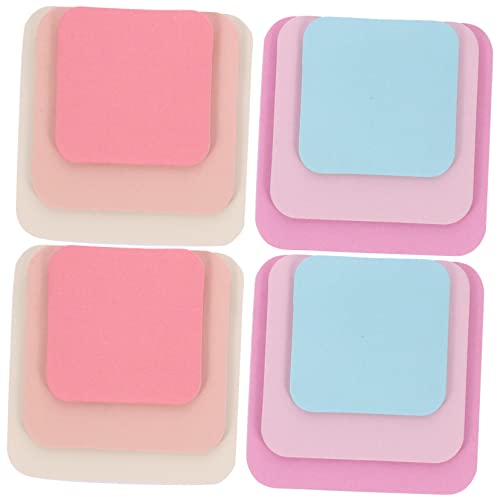 ARTIBETTER 4 Stück Haftnotizen Set Dekorative Klebezettel für Schule und Büro Selbstklebend Wiederverwendbar Stilvolle Design Variationen Pastell von Artibetter