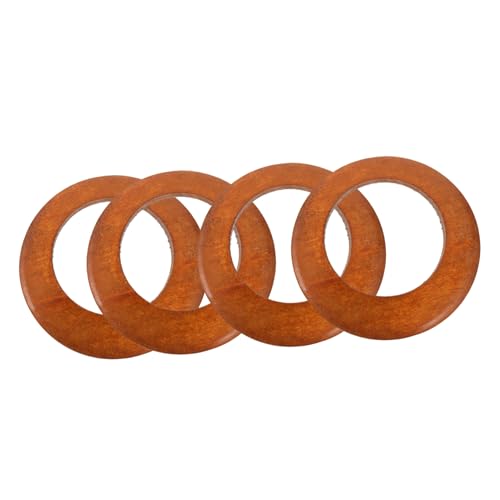 ARTIBETTER 4 Stück Holzringe für Diy Schmuckherstellung Vintage Holz Anhänger für Ohrringe Armbänder und Natürliche Bastelmaterialien für Projekte von Artibetter