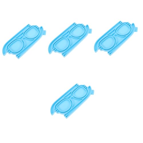 ARTIBETTER 4 Stück Kristall-epoxy-form Gussform Gläser Schimmeln Groß Auge Gießen Uv Machen Herstellung Silikonform Epoxid-gießform Schimmel Für Harz Diy Brillenform Kieselgel Sky-blue von Artibetter