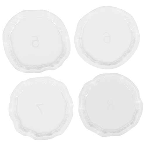 ARTIBETTER 4 Stück Kristallkleber -Untersetzerform Wohnkultur Silikontee -Untersetzer formen Silikonform Untersetzerformen für Epoxidharz Cup-Pad-Formen Formen für Handwerk Kieselgel Weiß ARTIBETTER 4 Stück Kristallkleber -Untersetzerform Wohnkultur Silikontee -Untersetzer formen Silikonform Untersetzerformen für Epoxidharz Cup-Pad-Formen Formen für Handwerk Kieselgel Weiß von Artibetter